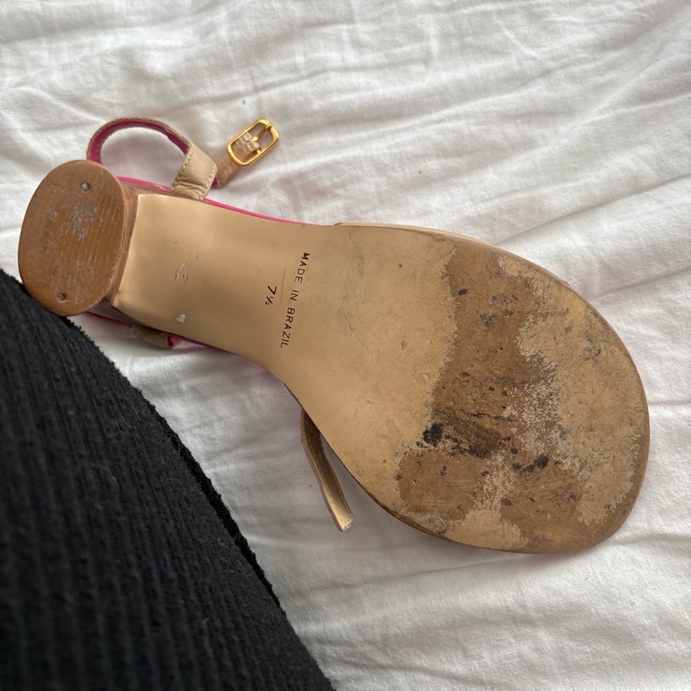 Esprit Women's Beige and Pink Slingback - Picture 3 of 4